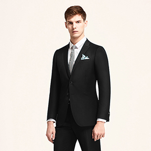 黑色素色商務套裝